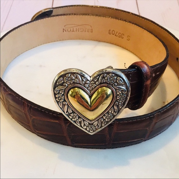 Sale! Brighton leather heart belt - Picture 3 of 9